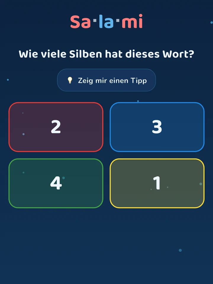 Silben sehen