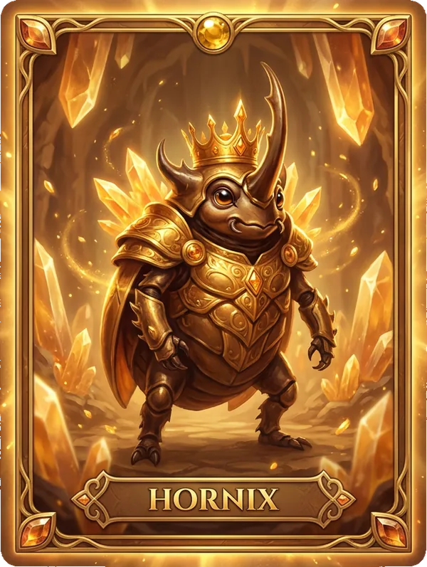 Sammelkarte Hornix